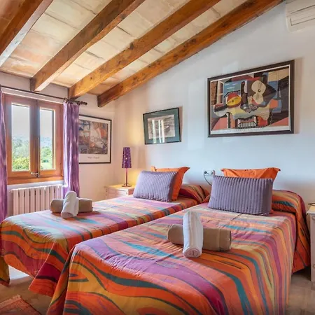 La Vinya Gran Con Vista A La Montana, Sauna, Piscina, Jacuzzi, Wi-fi, A/c, Terraza;pista Tenis Holiday home